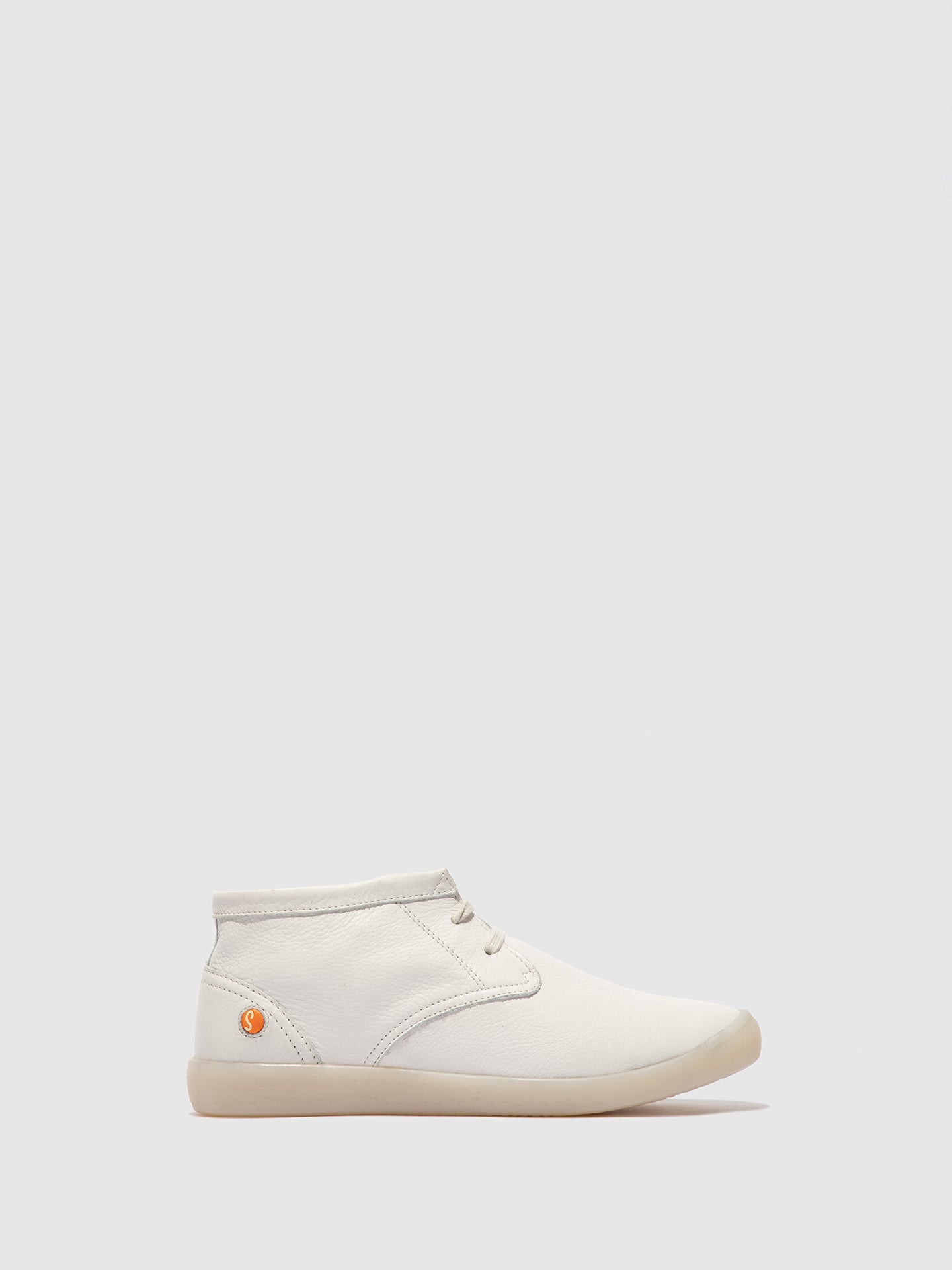 Softinos Lace-up Ankle Boots INDIRA SMOOTH WHITE